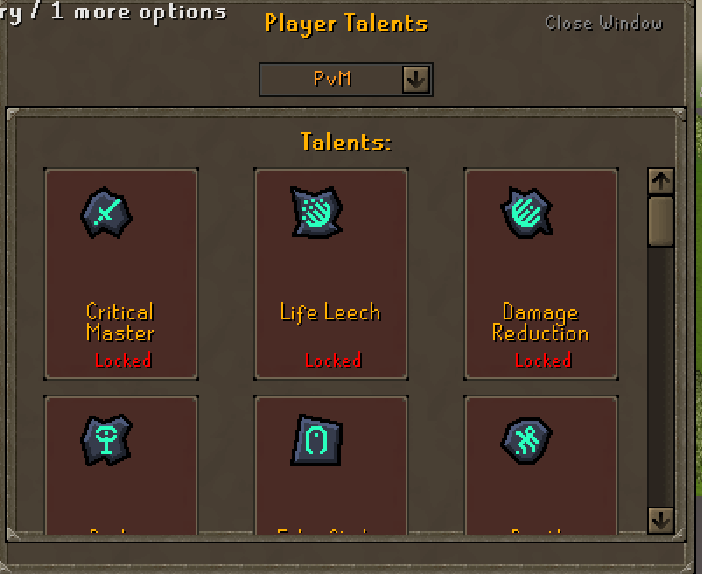 Perks & Talents System